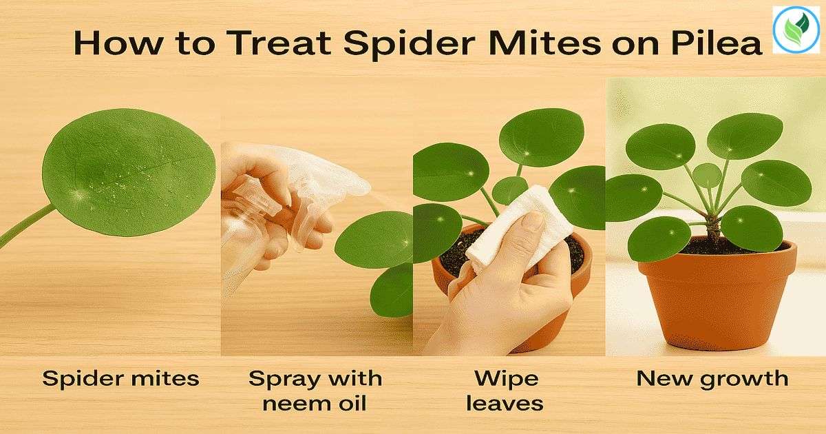 How to treat spider mites on Pilea